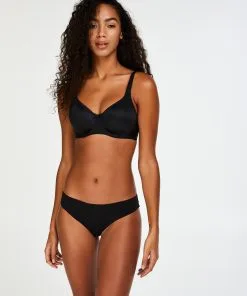 Unwattierter Minimizer-Bügel-BH - Schwarz -Unterwäschegeschäft 102219 3