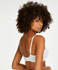 Unwattierter Minimizer-Bügel-BH - Weiß -Unterwäschegeschäft 102220 4