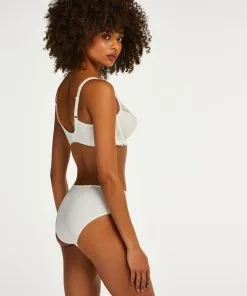 Hochgeschnittener Slip Diva - Weiß 9 Hochgeschnittener Slip Diva - Weiß -Unterwäschegeschäft 102523 4