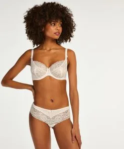 Nicht-vorgeformter Bügel-BH Maya - Weiß -Unterwäschegeschäft 104042 3