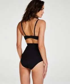 Straffender Hoher Slip - Level 2 - Schwarz -Unterwäschegeschäft 110061 4