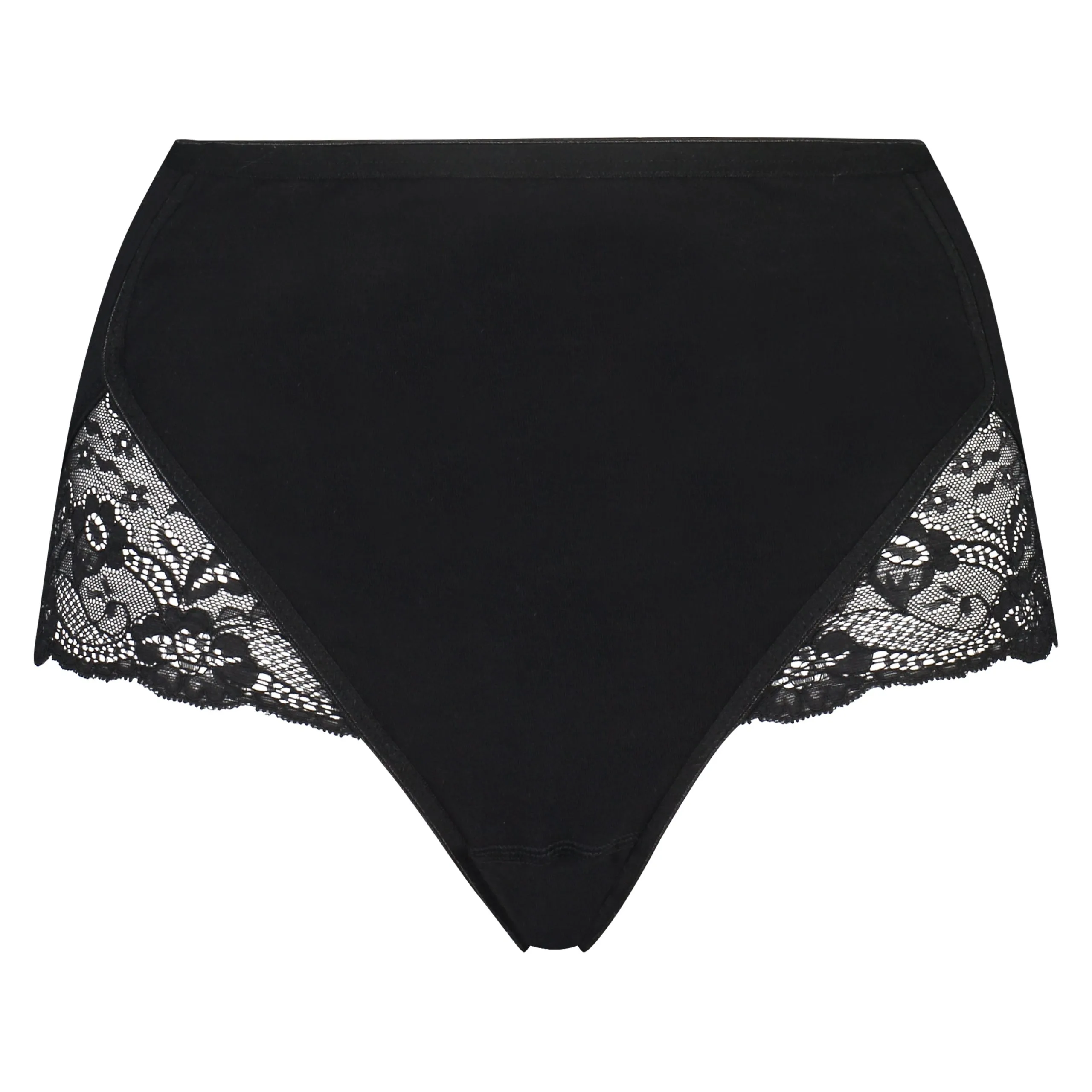 Superslip Lace Maxi Baumwolle - Schwarz 5 Superslip Lace Maxi Baumwolle - Schwarz – Bild 3