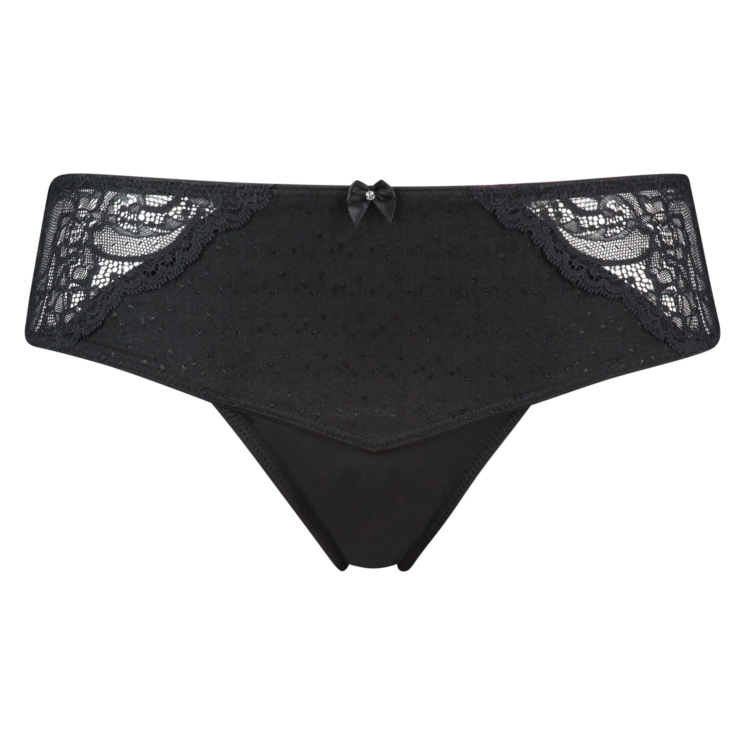 Boxerstring Sophie - Schwarz 6 Boxerstring Sophie - Schwarz – Bild 4