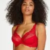 Unwattierter Bügel-BH Diva - Rot -Unterwäschegeschäft 157543 1