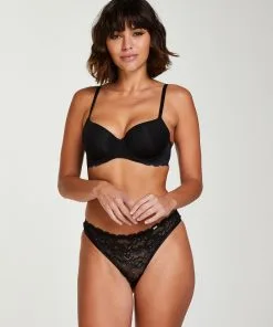 Vorgeformter Bügel-BH Angie Mit Spitze - Schwarz -Unterwäschegeschäft 166942 3