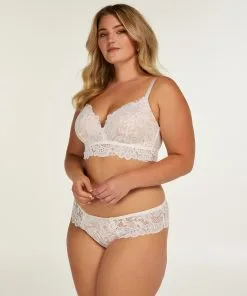 Vorgeformter Longline BH Shiloh, Ohne Bügel - Weiß -Unterwäschegeschäft 167613 3