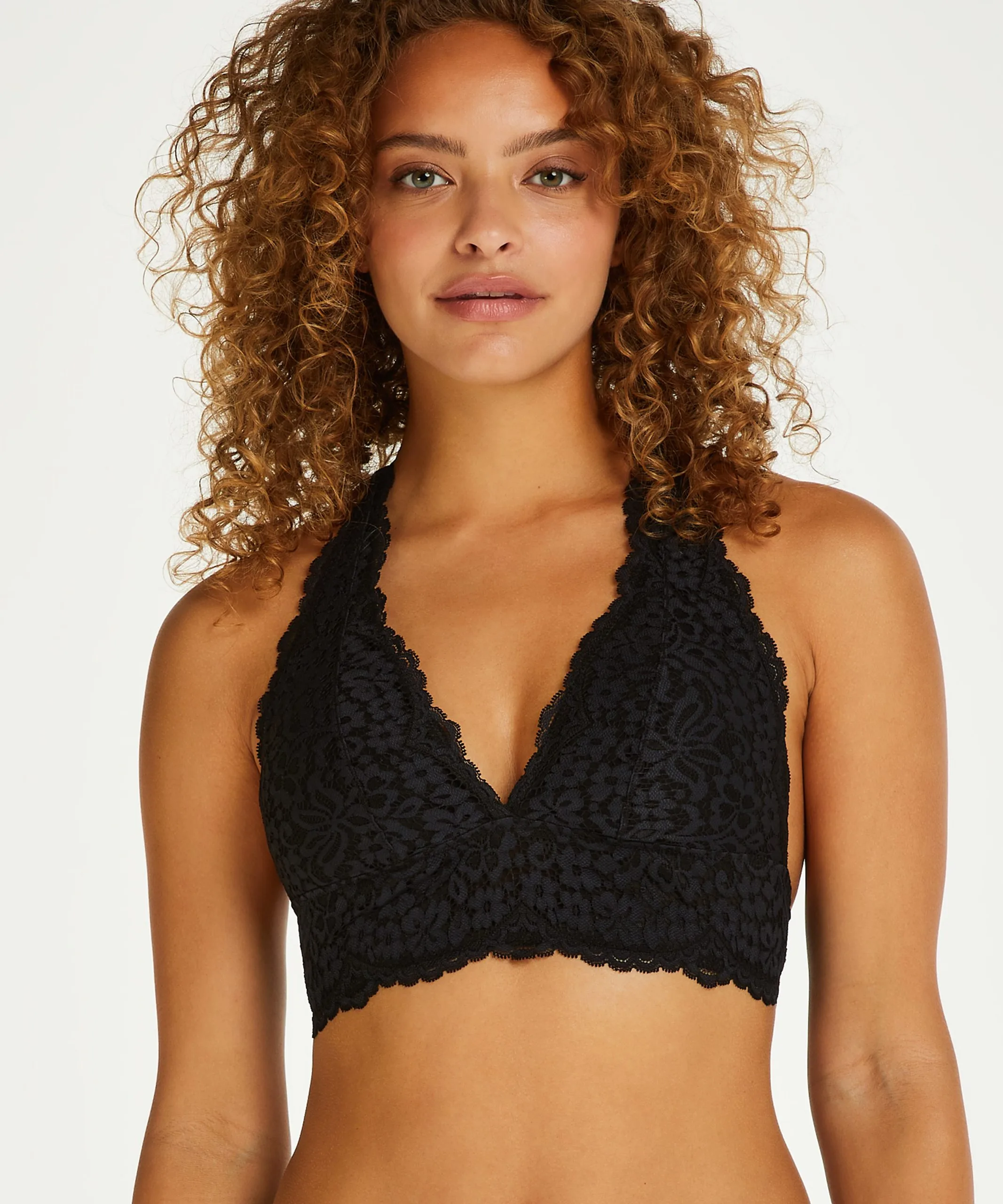 Träger-Bralette Rose - Schwarz 3 Träger-Bralette Rose - Schwarz