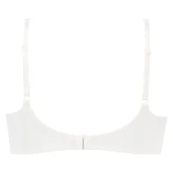 Vorgeformter Bügel-BH, Satin Fleece - Weiß -Unterwäschegeschäft 169210 6