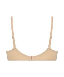 Vorgeformter Bügel-BH, Satin Fleece - Beige -Unterwäschegeschäft 169211 6