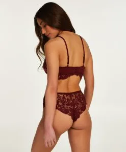 Vorgeformter Longline BH Shiloh, Ohne Bügel - Rot -Unterwäschegeschäft 170980 4