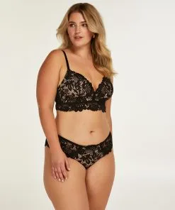 Vorgeformter Longline BH Shiloh, Ohne Bügel - Schwarz -Unterwäschegeschäft 170986 12