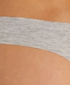 Invisible String Aus Baumwolle - Grau -Unterwäschegeschäft 175461 2