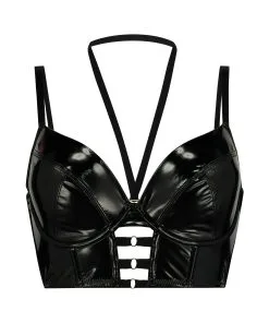 Vorgeformter Longline-Bügel-BH Seductress - Schwarz -Unterwäschegeschäft 179731 5