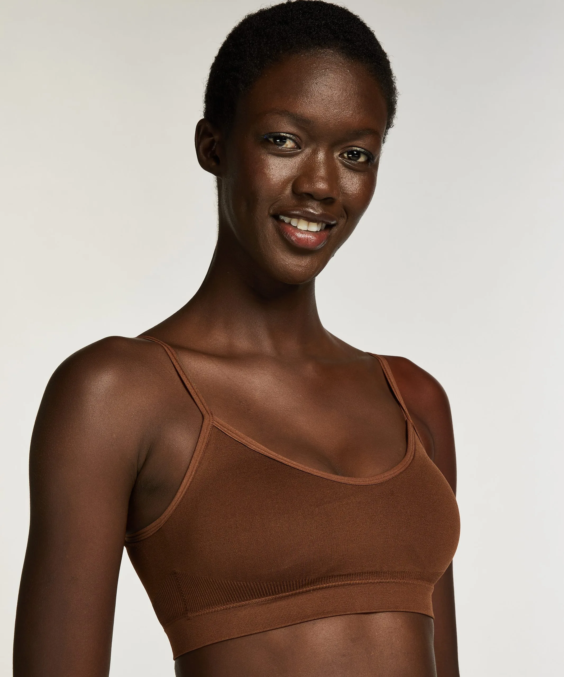 Strappy Bralette - Braun 4 Strappy Bralette - Braun – Bild 2