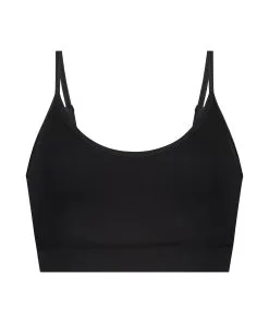 ﻿Strappy Bralette - Schwarz -Unterwäschegeschäft 185087 5