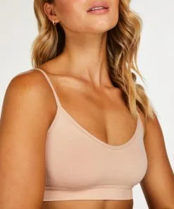 ﻿Strappy Bralette - Beige -Unterwäschegeschäft 185088 2