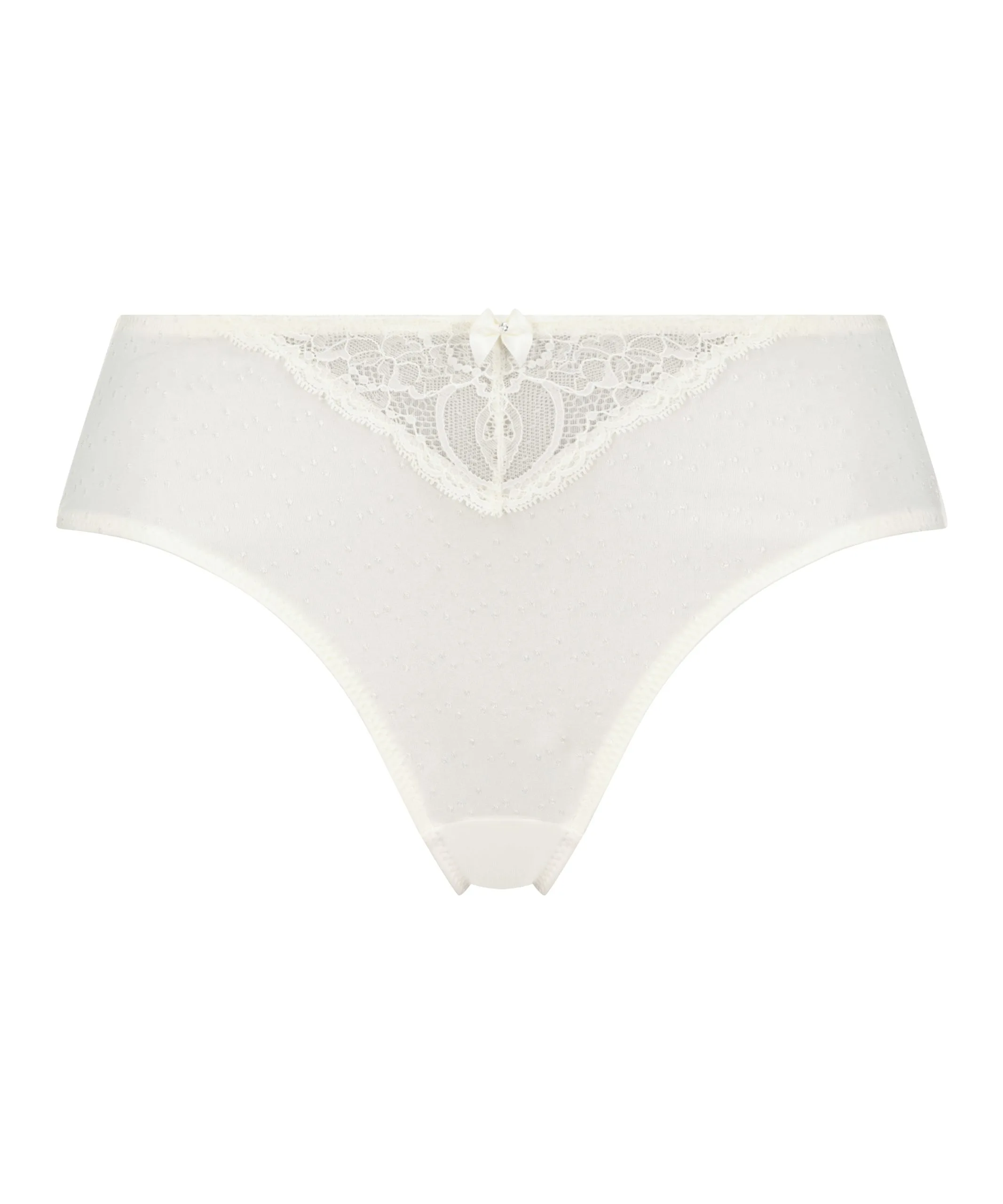 Hochsitzender Slip Sophie - Weiß 6 Hochsitzender Slip Sophie - Weiß – Bild 4