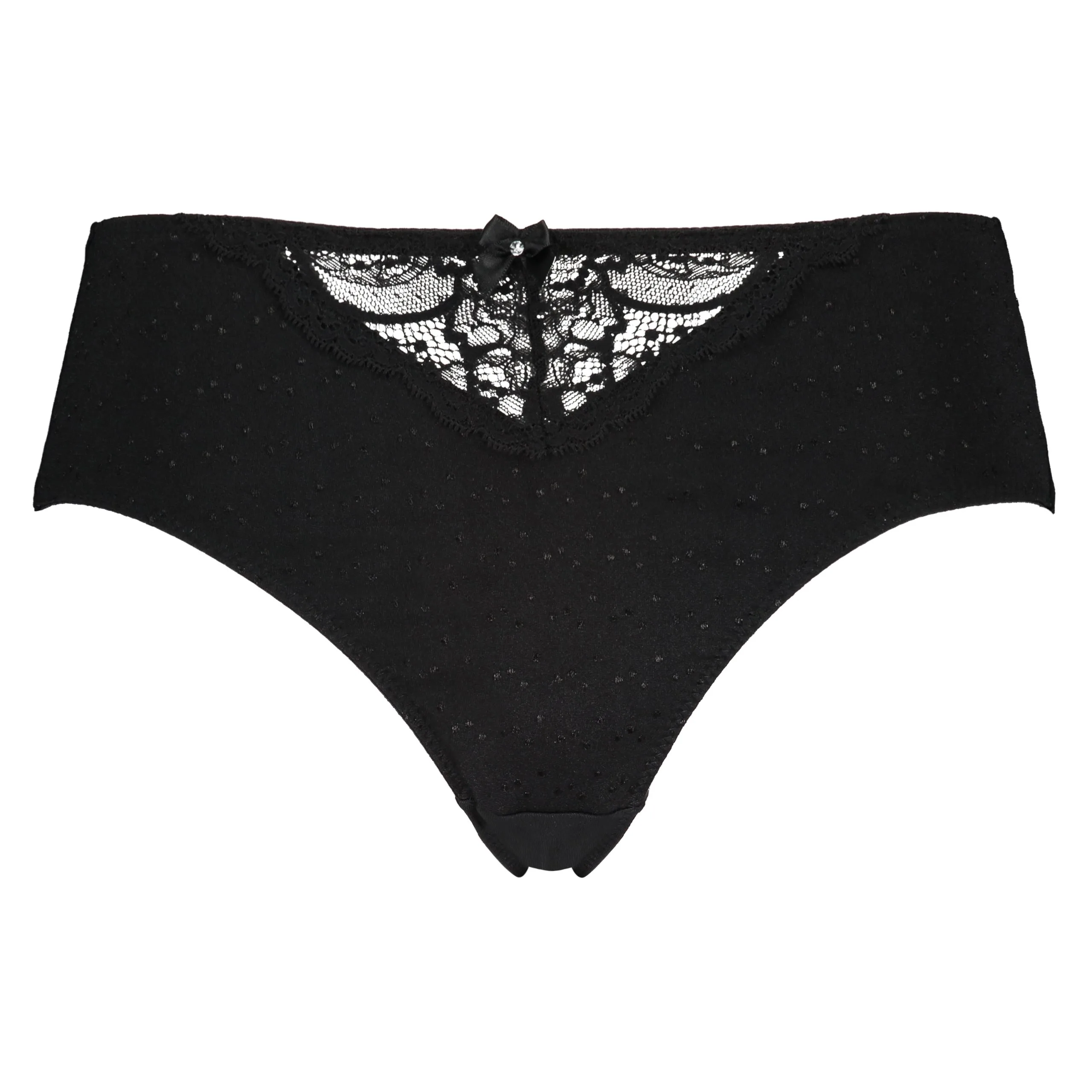 Hochsitzender Slip Sophie - Schwarz 6 Hochsitzender Slip Sophie - Schwarz – Bild 4