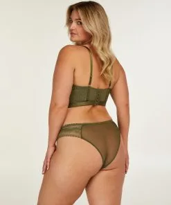 Vorgeformter Longline-Bügel-BH Malika - Grün -Unterwäschegeschäft 191713 13