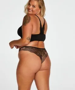 Nahtlose Bralette Marine - Schwarz -Unterwäschegeschäft 192044 13