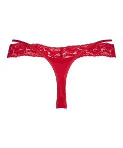 Extra Niedriger V-String Elliena - Rot -Unterwäschegeschäft 194037 6