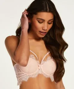 Vorgeformter Longline-Bügel-BH Marilee - Rosa -Unterwäschegeschäft 195485 1