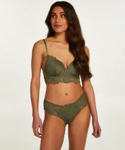 Vorgeformter Longline BH Shiloh, Ohne Bügel - Grün -Unterwäschegeschäft 195497 3