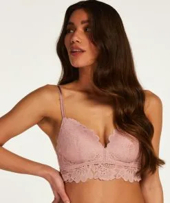 Vorgeformter Longline BH Shiloh, Ohne Bügel - Rosa