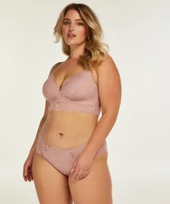 Vorgeformter Longline BH Shiloh, Ohne Bügel - Rosa -Unterwäschegeschäft 195500 12