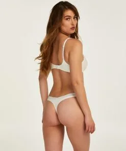 Vorgeformter Bügel-BH Mesh - Weiß -Unterwäschegeschäft 195781 4