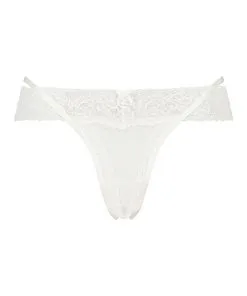 Extra Niedriger V-String Elliena - Weiß -Unterwäschegeschäft 195940 5