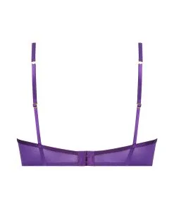 Half Vorgeformter Cup Longline-Bügel-BH Iggy - Lila -Unterwäschegeschäft 196259 6