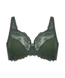 Unwattierter Bügel-BH Diva - Grün -Unterwäschegeschäft 196399 5