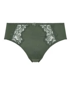 Hochgeschnittener Slip Diva - Grün 10 Hochgeschnittener Slip Diva - Grün -Unterwäschegeschäft 196401 5