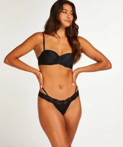 Vorgeformter Trägerloser Bügel-BH Jane - Schwarz -Unterwäschegeschäft 196496 3