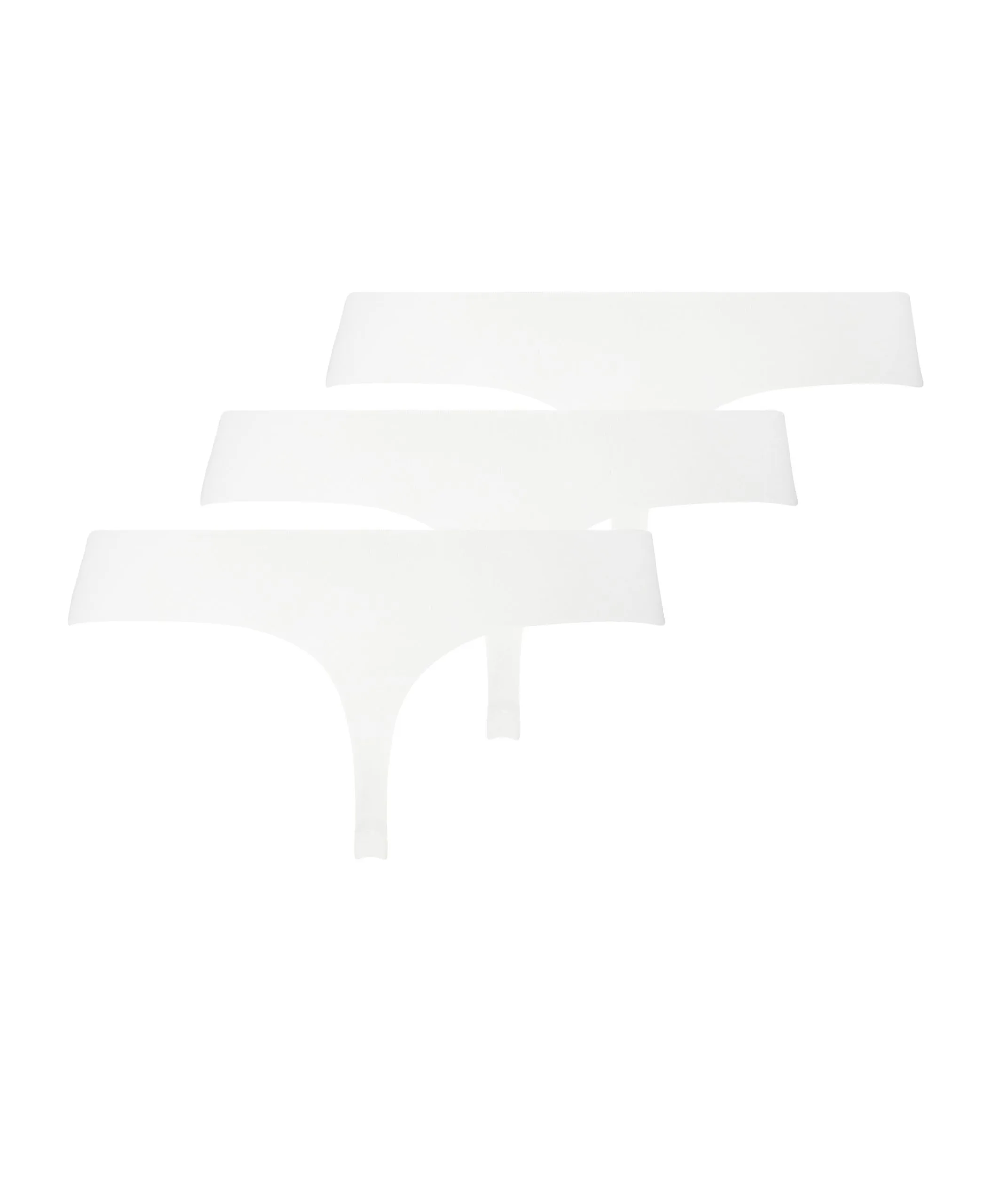 3er-Pack Unsichtbare Tanga - Weiß 7 3er-Pack Unsichtbare Tanga - Weiß – Bild 5