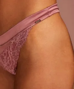 Hoher String Cecile - Rosa 9 Hoher String Cecile - Rosa -Unterwäschegeschäft 197019 2