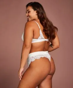 Hoher String Hannako - Weiß -Unterwäschegeschäft 198662 13