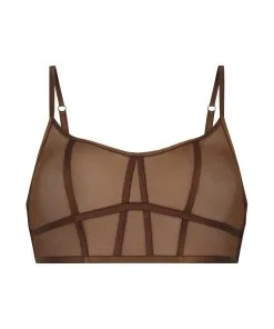 Longline Bralette Sexy Mesh - Braun 14 Longline Bralette Sexy Mesh - Braun -Unterwäschegeschäft 199788 5
