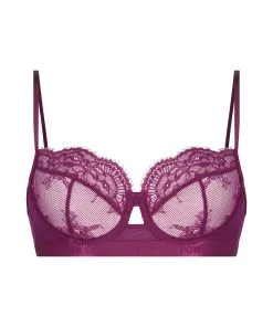 ﻿Nicht-vorgeformter Bügel-BH Honey - Lila -Unterwäschegeschäft 199805 5