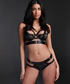 Unwattierter Longline-Bügel-BH Occult - Schwarz 10 Unwattierter Longline-Bügel-BH Occult - Schwarz -Unterwäschegeschäft 199851 3