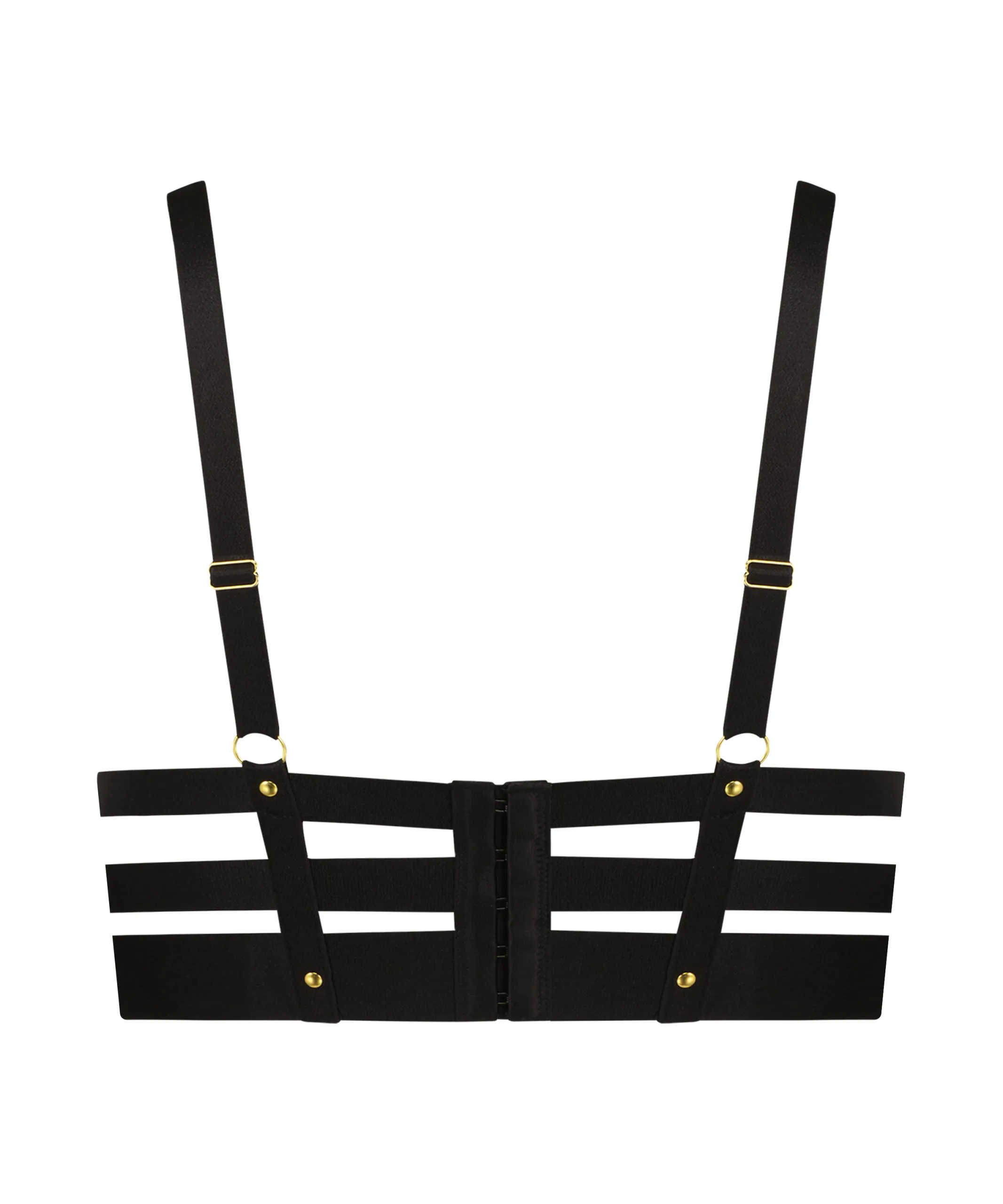 Unwattierter Longline-Bügel-BH Occult - Schwarz 8 Unwattierter Longline-Bügel-BH Occult - Schwarz – Bild 6