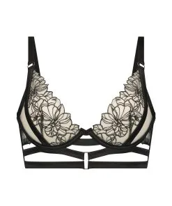 Unwattierter Longline-Bügel-BH Tara - Schwarz -Unterwäschegeschäft 199872 5