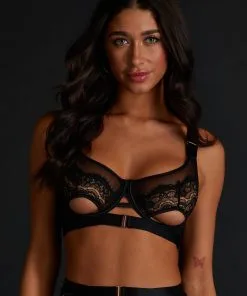 Unwattierter Bügel-BH Aurelia - Schwarz -Unterwäschegeschäft 199874 1