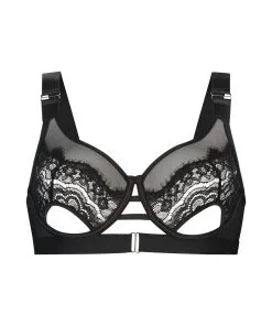 Unwattierter Bügel-BH Aurelia - Schwarz -Unterwäschegeschäft 199874 5