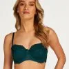 Vorgeformter Strapless Bügel-BH Emily - Grün -Unterwäschegeschäft 199912 1