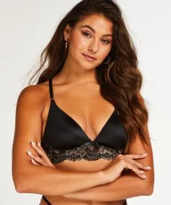 Gepolsterter BH Ohne Bügel Lexi - Schwarz