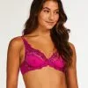 Unwattierter Bügel-BH Diva - Lila