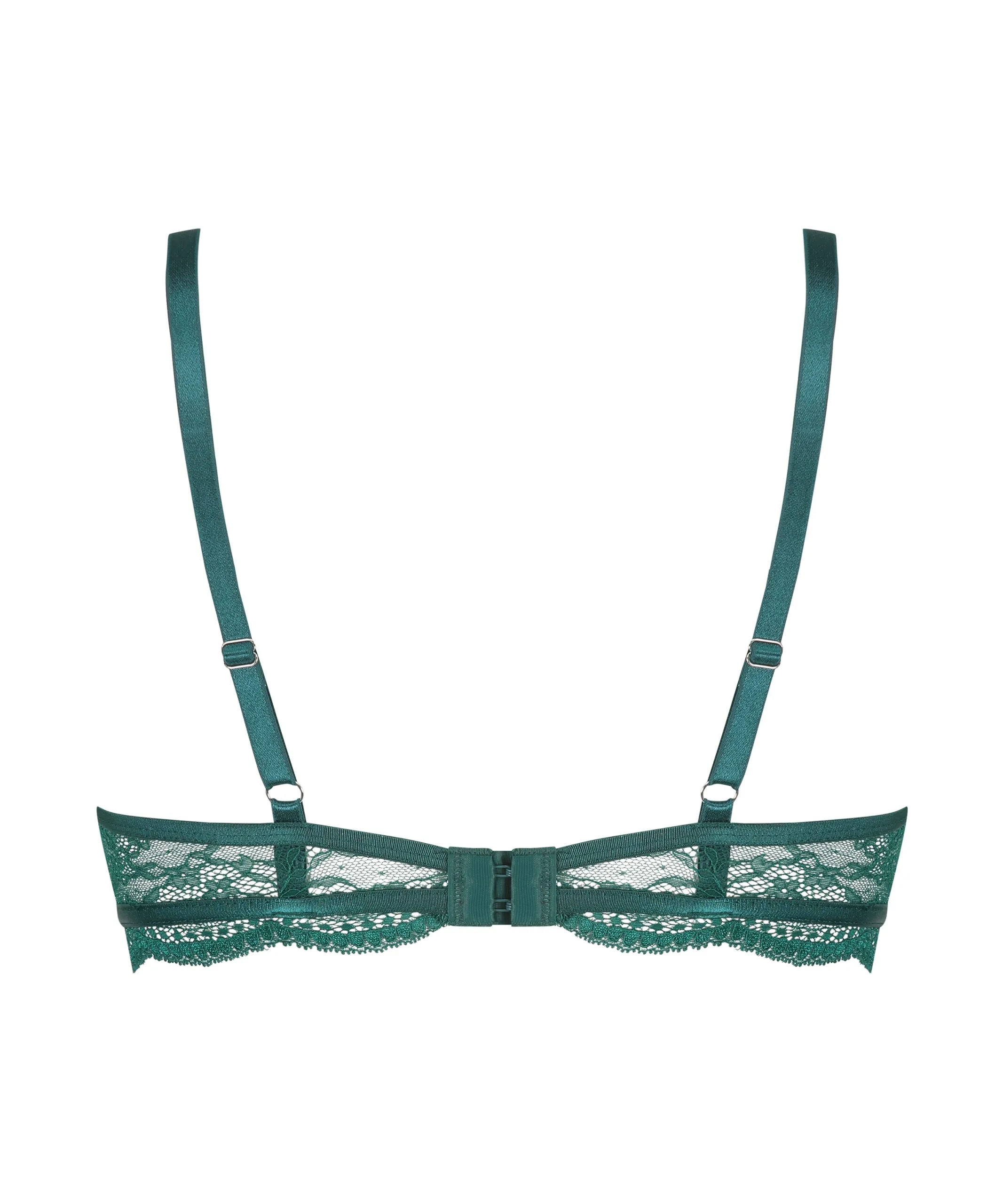 Unwattierter Bügel-BH Isabelle - Grün 8 Unwattierter Bügel-BH Isabelle - Grün – Bild 6