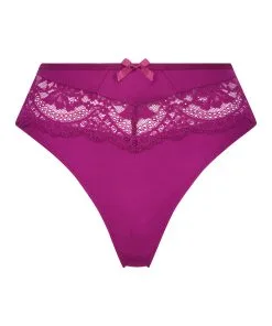 Hochgeschnittener String Georgia - Lila -Unterwäschegeschäft 199981 5